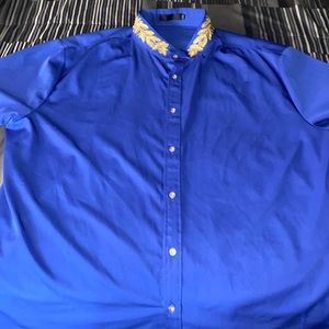 Mens blue button down 2xl xxl
